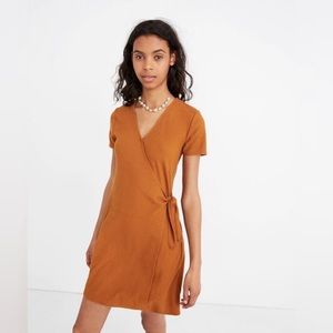 Madewell Texture and Thread faux wrap mini dress